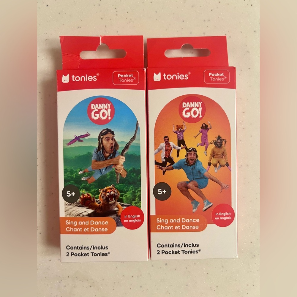 Tonies Danny Go! 2 sets , Dance Party and Adventure Beats . New